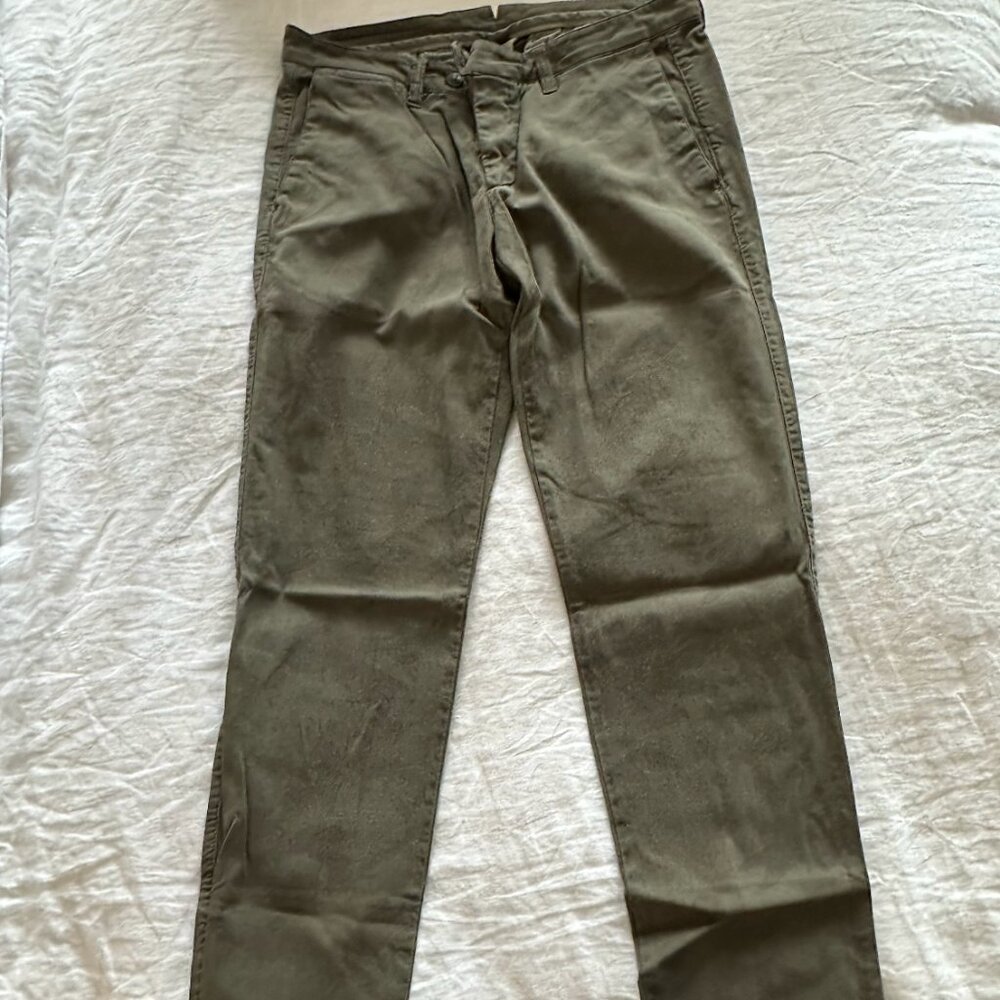 Eleventy Slim-Fit Young Chino Pants (Light Camo) Sz. 32
